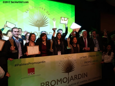 PROMOJARDIN : Découvrez la soirée des Palmes de Promojardin du 2 février 2017 avec les Trophées de la Communication Jardin et Animal de compagnie pour récompenser les meilleures campagnes