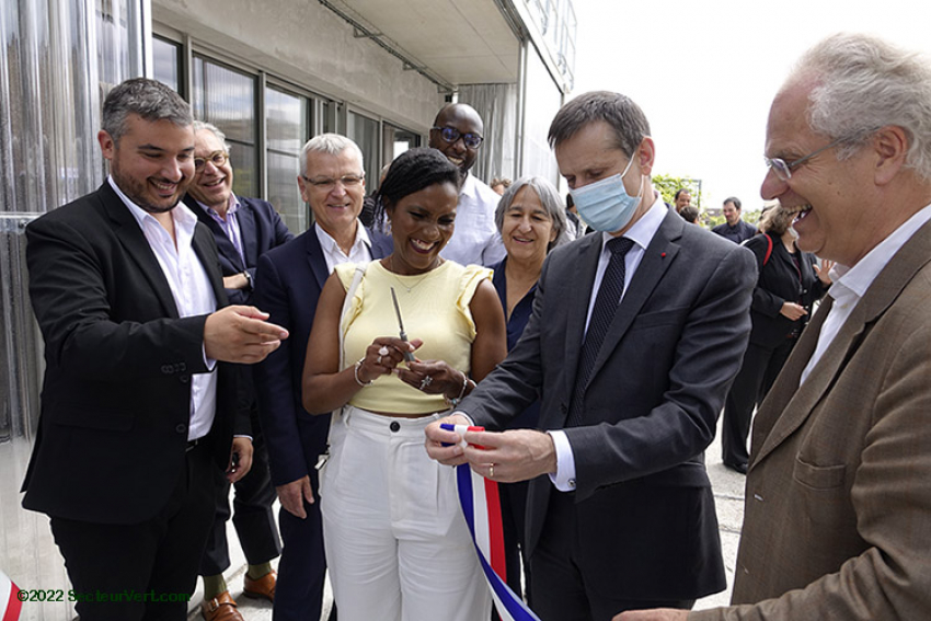 LES FERMES DE GALLY : Inauguration de la serre Groof de la Ferme Ouverte de Saint-Denis (93) le 1er juillet 2022