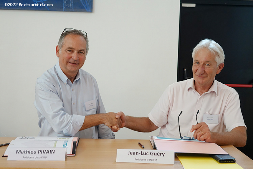 FMB-INOHA : Mathieu Pivain et Jean-Luc Guéry signent le 'Nouveau Code de Bonne Conduite' entre les distributeurs et les industriels du bricolage, du jardinage et de l’aménagement de l’habitat