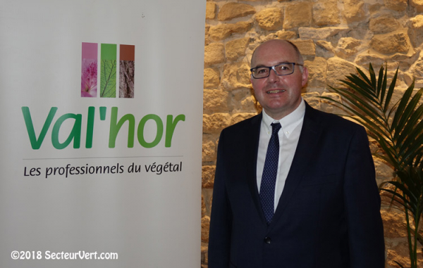 Mikaël MERCIER, président de l’Interprofession française de l’horticulture, la fleuristerie et du paysage